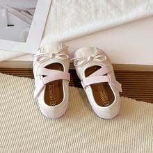 1 Pair Baby Fashionable Flat Shoes, Lightweight Shock-Absorbing Non-Slip Soles, Caring For Baby's Feet. Multiple Colors Available, Suitable For Running And Jumping, Must-Have For Cute Babies! - Pink - View 5