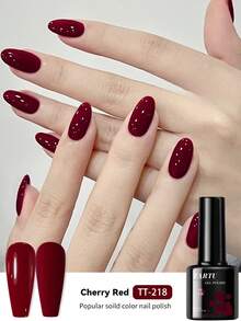 TARTU 8ml 果冻色凝胶指甲油，黑色、白色、玫瑰色、黄色、蓝色、红色、粉色，不含HEMA和TPO，UV/LED灯适用，可卸除，半永久性，适合居家美甲沙龙和日常美甲设计 - 彩色 - 查看 21