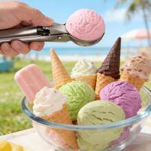 Ice Cream Scoops & Stacks - Silver - View 1