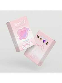 92张 - Jennie粉丝应援卡（60张卡片+32张贴纸）双面LOMO卡片，贺卡，书签，节日礼物，圣诞礼物 - 套裝 - 查看 7