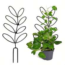 1pc Plastic Plant Support Trellis, Made Of Reinforced ABS Plastic, Available In Multiple Shapes, Suitable For Plant Shaping, Fixation, Guiding Plant Growth Direction, DIY Gardening Supplies - A - View 4