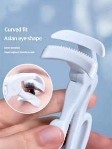 1pc Wide-Angle Lash Curler With Comb Teeth, Sunflower Shaped Eyelash Curler With Comb For Curling And Shaping Lashes - Multicolor - View 1