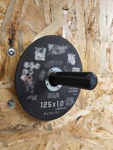 1pc Wall-Mounted Bracket For 125mm Angle Grinders | Space-Saving Tool Storage Rack, Suitable For Garage Workshops, Heavy-Duty Grinder Support, Easy To Install, Made Of Plastic, Suitable For Hobbyists And Craftsmen. - Multicolor - View 3