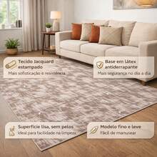 Jacquard Rug 3.00 M X 2.00 M Non-Slip Geometric Living Room Office Bedroom - 布朗巴黎 - 查看 2