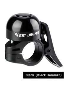 WEST BIKING 迷你自行车铃铛，声音清脆悦耳，弹簧式铃铛，山地自行车喇叭，骑行配件。 - 彩色 - 查看 13