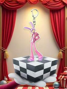 TADC钥匙扣，Jax，Ragatha，卡通美式奇幻电视剧趣味风格动漫钥匙扣，电影周边，DIY个性化偶像周边礼物，朋友生日礼物，动漫钥匙扣，钥匙扣收藏，精致装饰品，精致小礼物，节日礼物，收藏品 - 彩色 - 查看 3