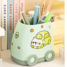 1 hộp đựng bút hình ô tô dễ thương kích thước 10.5*8*10cm, hộp đựng đồ dùng học tập chất lượng cao kiểu INS, dung tích lớn, phù hợp cho cả nam và nữ sinh viên, kèm theo sticker tự dán, hộp đựng bút văn phòng phẩm, đồ dùng học tập - Giá đựng bút hình ô tô - Xem 3