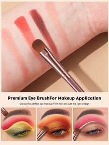 Bộ 3 cọ trang điểm chuyên nghiệp gồm cọ phấn phủ, cọ má hồng và cọ kẻ lông mày 2 trong 1, lông tổng hợp mềm mại, dụng cụ trang điểm dành cho phụ nữ. - Nhiều màu - Xem 9