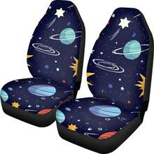 Car Seat Cover Black And White Chess Pattern Front For Cars, Easy To Install Cover Set, Accessories Auto Trucks Van SUV - 多色07 - 查看 3