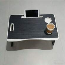 1 pieza Escritorio plegable para laptop, adecuado para dormitorio, dormitorio universitario, oficina en casa, escritura, estudio - Multicolor - Ver 5