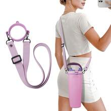 Dây đeo vai có thể điều chỉnh, phù hợp với bình nước 30oz, 40oz, 24oz và 32oz. - Ba lỗ + dây thừng dài 130cm - Xem 15