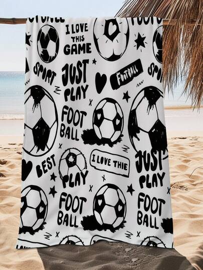 1 pieza Toalla de playa extra grande y suave con estampado de graffiti y teñido anudado, adecuada para artículos esenciales de playa, piscina, vacaciones, tomar el sol, camping al aire libre de mujeres, accesorios de playa, decoración de playa