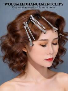 Bộ 6/12/24 kẹp tóc, kẹp tóc nhỏ cài bên và kẹp tóc trên đỉnh đầu với thiết kế lò xo, kẹp tóc trang trí kiểu Pháp dễ thương, kẹp tóc hình quả chuối, kẹp tóc càng cá mập, kẹp tóc cài bên, kẹp tóc chia tóc hình cá sấu, dụng cụ làm đẹp và phụ kiện tạo kiểu tóc thiết thực cho việc tạo kiểu tóc hàng ngày. - Nhiều màu - Xem 6