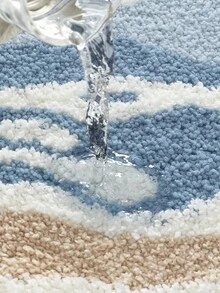 1 pièce Tapis de bain lavable bleu océan, tapis de salle de bain doux et confortable convenant pour la salle de bain, la cuisine, l'extérieur, l'intérieur, le couloir, la chambre, le salon, le côté du lit, lavable en machine, fond antidérapant, convient pour la décoration de la chambre et de la salle de bain, style minimaliste japonais, décoration de salle de bain pour les vacances, tapis décoratif, accessoire essentiel de salle de bain, tapis décoratif d'extérieur - Multicolore - Voir 9