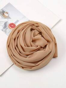 Bộ 2 khăn trùm đầu và băng đô cho nữ, mũ lót đa năng, phụ kiện khăn trùm đầu Hijab Trung Đông cho áo Abaya Ramadan, khăn và mũ voan co giãn cho trang phục thường ngày. - Lạc đà - Xem 4