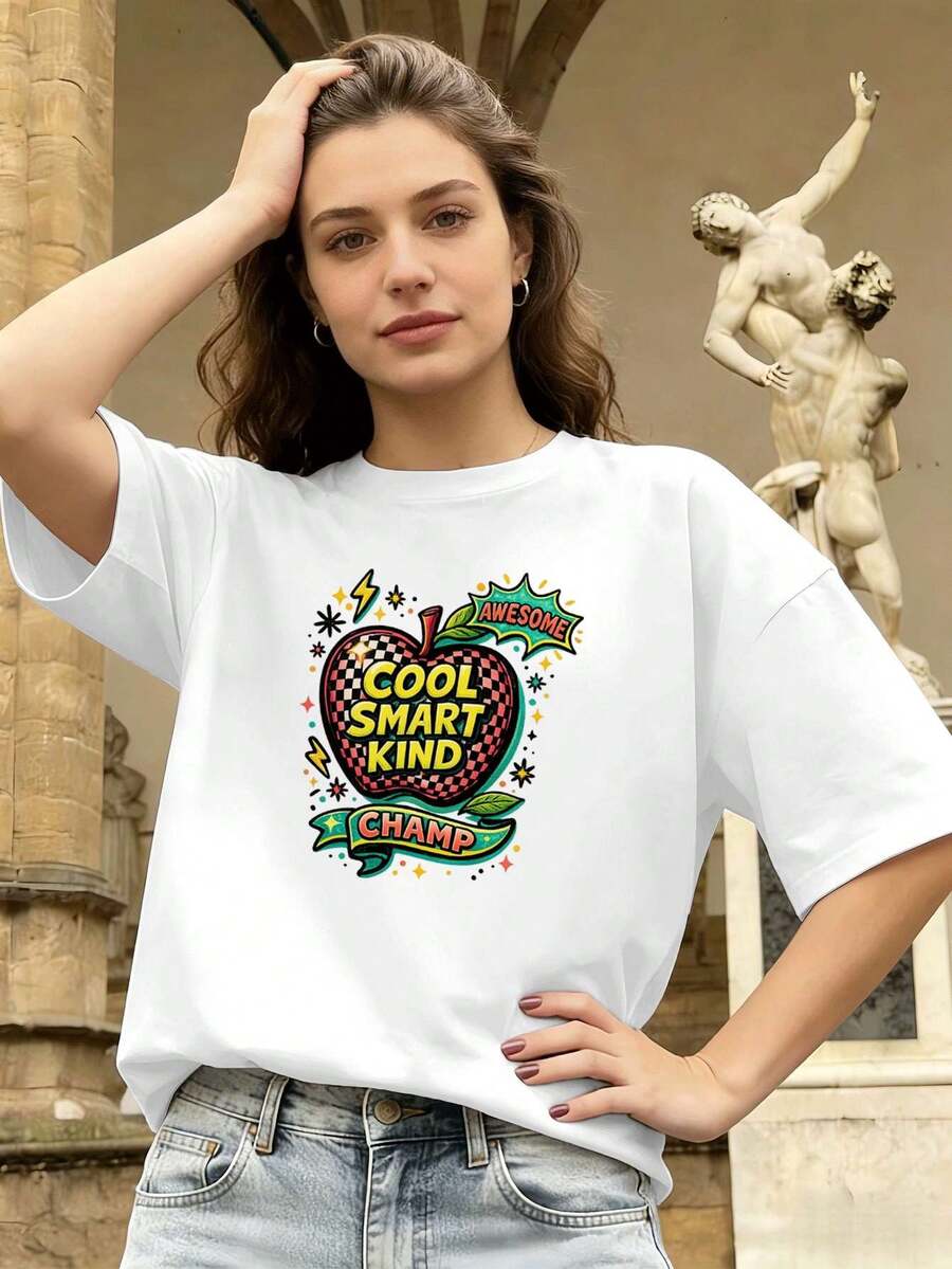 Women T-Shirts - White - View 1