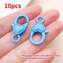 10 piezas/Lote Broches de langosta de 26x15mm abribles Hebillas de presión Ganchos para llaveros para hacer joyas Accesorios - Multicolor - Ver 20