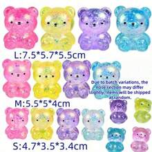 1/2/3/4pcs Squeeze Sensory Stress Relief Toys, Squeezing Sugar Ball Fidget Toys, Containing Viscous Substance, Suitable For Relieving Anxiety, Autism, ADHD, Restlessness And Other Symptoms - Multicolor - View 7