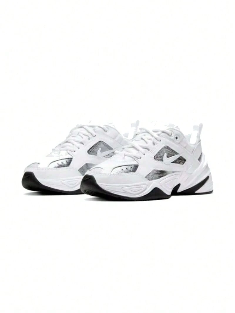 Nike Zapatillas deportivas de running M2K Tekno para mujer, nuevas para primavera, de caña baja, casuales, transpirables, ligeras y de suela gruesa - plata - Ver 1