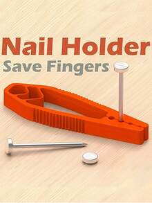 1pc Nail Repair Tool, Nail Hammer, Non-Slip Connecting Pliers, Portable Nail Repair Tool, Suitable For Basic Repair, Woodworking And Home Construction. - Multicolor - View 2