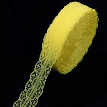 20 Yards/Roll 28mm Non-Elastic Hollow Lace Trim, Fashionable And Elegant Gift Wrapping, Flower Packaging Ribbon, Clothing, Shoes, Hats Decoration Lace Tape, Wedding Holiday Decoration Packaging Ribbon - View 16