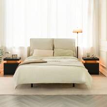 Modern Style Bedside Table With Two Drawers, Easy Assembly, Ample Storage Space, Suitable For Bedrooms And Living Rooms - 黑色 - 查看 5