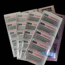 Kit Of 10 Individual Eyelash Clusters, 0.1D, For Eyelash Extensions. - 20P - View 1