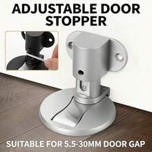 1pc Invisible Floor Door Stopper, Soundproof Adjustable Draft Stopper, Suitable For Bedroom, Bathroom, Kitchen, Hotel, Apartment - Silent Floor Guard - View 5