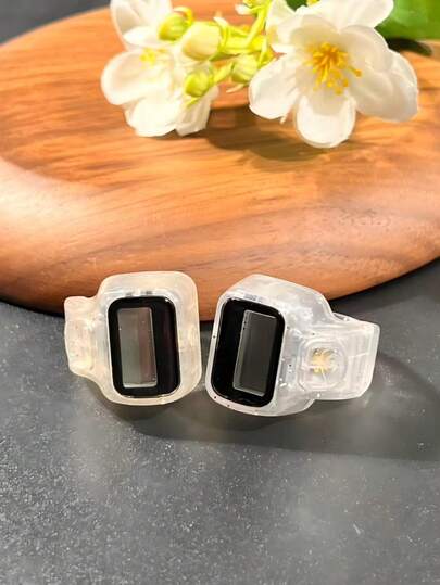 透明电子指环计数器，迷你便携式高透明度，适用于祈祷计数、库存管理、人流统计等。