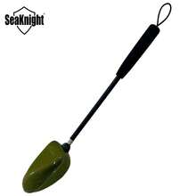 SeaKnight Green Fishing Bait Throwing Spoon - Ergonomic Carp Casting Scoop Tool With Black Handle For Precise Bait Dispensing - Green - View 3