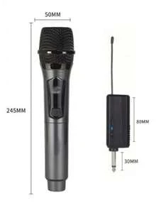 Portable Handheld Wireless Microphone, Professional Unidirectional Dynamic Coil With Mute Function, 6.35mm Plug, Singing Microphone, 1 To 2 Wireless Microphones, Professional Handheld Microphone, Suitable For Karaoke, Party, Church, Performance Recording, 800mAh Battery - View 4
