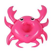 20pcs Inflatable Drink Cup Holders, Inflatable Floating Drink Cup Holders, Swimming Pool Drink Floats, Floating Cup Holders, Inflatable Drink Coasters, Inflatable Flamingo Cup Holders For Swimming Pool Party - Multicolor - View 14