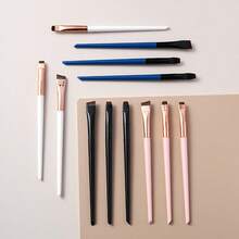 3 Pcs Makeup Brush Set, Including Angled Eyeliner Brush, Eyebrow Brush, Ultra-Thin Eyeshadow Brush, Blade Eyeliner Brush, Highlighter Brush, Detail Brush, Eye Makeup Brush 3-Piece Set, Ultra-Thin Eyebrow Brush, Angled Tail Sickle Brush, 2026 New Ultra-Thin Flat Eyebrow Eyeliner Brush, Contour Precision Defining Brush, Fine Eyeliner & Eyebrow Brush, Custom Ultra-Thin Angled Flat Eyebrow Eyeliner Brush, Professional Detail Eyebrow Brush Kit - 黑色 - 查看 10