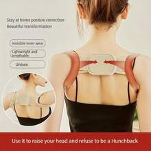 1pc Adjustable Unisex Posture Corrector - Waist Support Brace, Adjustable Length | Easy To Wear, Maintains Upright Posture, More Confident And Beautiful, Washable - Multicolor - View 5
