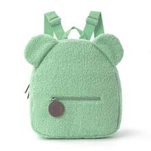Customized Plush Bear Backpack For Kids, Customizable Name Soft Polyester Material, Adjustable Shoulder Straps Bookbag - Multicolor - View 12
