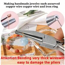 1件/2件/4件粉色珠宝钳套装，包含开口环钳、珠宝镊子、半圆形精密珠宝钳 - 适用于DIY手工和家居维修的弯曲和成型工具 - 珠寶鉗 - 查看 4