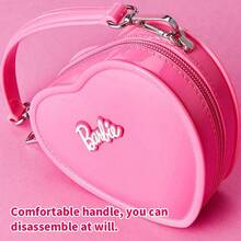 Miniso Series  & Heart Shape Jelly Bag, Adorable Princess Style,Durable Not Easy To Deform, Bag Charm For Daily Wear, Best Birthday & Festival Gift (1 PC) - Rose Red - View 7