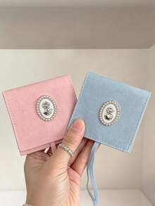 1/5 túi quà dây rút màu hồng, túi đựng quà tối giản bằng sợi polyester, thích hợp cho tiệc tùng, ngày lễ, tựu trường, Ngày Valentine. - Nhiều màu - Xem 4