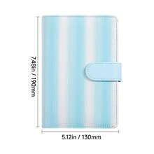 Bìa sổ tay rời 6 lỗ A6PU tiết kiệm, thiết kế thời trang, bìa đựng sổ tay cá nhân, có thể dùng làm hộp đựng tiền mặt, album ảnh và đồ dùng học tập. - A6 - Xem 13