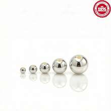 10-40 hạt/gói, hạt tròn bằng bạc 925, phụ kiện trang sức số lượng lớn, thích hợp để tự làm vòng tay, dây chuyền và lắc chân cao cấp. - Bạc - Xem 7