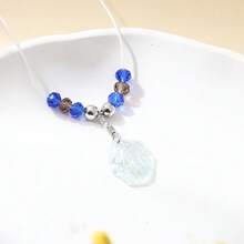Dây chuyền vỏ sò xanh kiểu Qi Yu, vòng cổ choker lấy cảm hứng từ anime, phụ kiện đeo cổ thời trang. - Nhiều màu - Xem 3