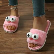 Dép đi trong nhà mới cho ngày Valentine, dép đôi trong nhà mùa thu/đông dành cho nữ, dép ấm áp và dễ thương cho phái nữ. - Hồng - Xem 6