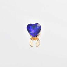 3 Colors Available, Fashionable & Elegant Heart Rhinestone Cuff Bracelet, Suitable For Daily Wear, Formal Occasions, Dates, Etc. - Multicolor - View 7