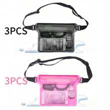 Túi bơi chống thấm nước, Túi đeo hông lặn nổi kín, Ốp lưng điện thoại chống nước, Túi đeo vai khô, Thích hợp cho bãi biển, chèo thuyền, thể thao (Kiểu ngẫu nhiên) - Nhiều màu - Xem 22