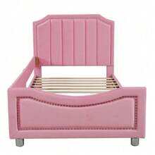 Kids Bed Frames, Headboards & Footboards - Pink + Solid Wood + 90cm*200cm - View 10