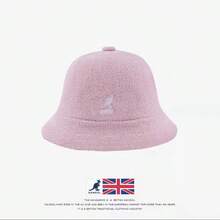 Kangol Kangaroo Hat - Boater Hat For Women, Suitable For Spring, Summer, Autumn And Winter, Making The Face Look Smaller.Round-Top Towel Cap For Men, A  Brand. MGLT - 黑色金標標毛巾漁夫帽 - 查看 9