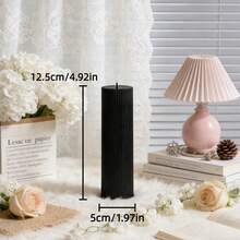 7 candele profumate in stile retrò francese: candele a pilastro a forma di ingranaggio nero (diametro 5 cm) - perfette per creare un'atmosfera e come accessori fotografici. Candele a forma di ingranaggio, candele cilindriche, adatte per decorazioni da matrimonio, regali per amici, decorazioni per la casa in stile minimalista, decorazioni per feste/cene, omaggi per la famiglia, regali per uomini/donne, candele di alta qualità, regali per le vacanze, decorazioni per hotel/tavoli. - A - Visualizzare 10