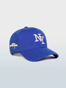 1頂中性紐約刺繡棒球帽 可調節式戶外遮陽帽 休閒風格 適合春秋出遊、海邊與派對 - 多色 - 查看 9