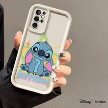 Ốp điện thoại MINISO Disney Stitch Bầu Trời Sao bằng TPU, chữ Retro, phù hợp với Samsung S26 Ultra/S26 Edge/S26 Plus/S26/S25 Ultra/S25 Plus/S25/S25FE/S25Edge/S24Ultra/S24Plus/S24/S24FE/S23FE/S23Ultra/S23Plus/S23/S22Ultra/S22Plus/S22/S21Ultra/S21Plus/S21/A15/A16/A17/A23/A24/A25/A26/A33/A34/A35/A36/A52/A53/A54/A55/A56/A71/A72/A73, Quà Giáng Sinh Cho Bạn Gái - trắng - Xem 40