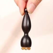 5pcs Ebony Acupressure Massage Tool, Gentle Stimulation Of Acupoints And Body Relaxation - Coffee Brown - View 5